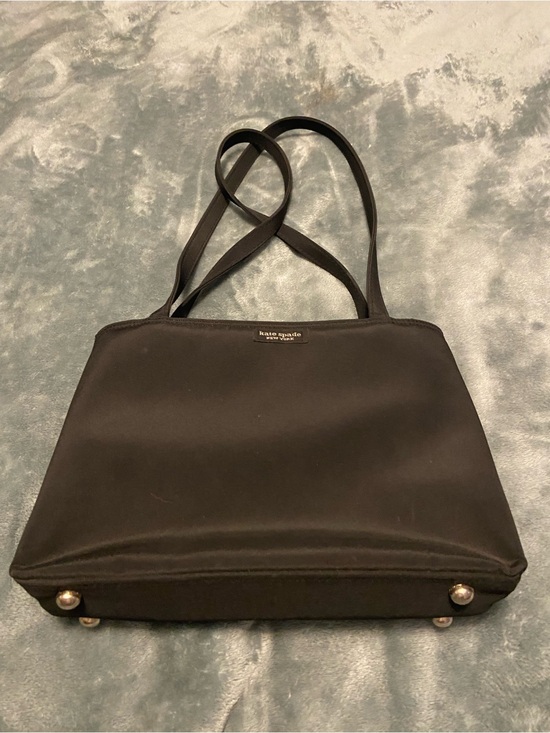 kate spade Handbags - kate spade Black Nylon Shoulder Tote with Gold Feet